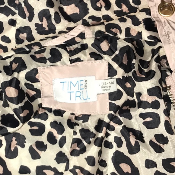 pink cheetah coat - Picture 2 of 3